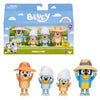 Bluey Figure 4-Pack Family Trip 2