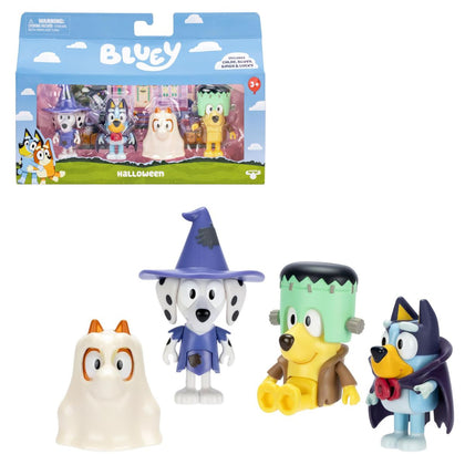 Bluey Figure 4-Pack Halloween 2