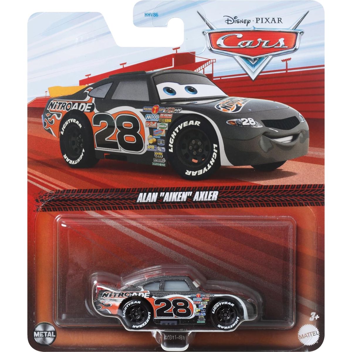 Disney Pixar Cars Character Alan "Aiken" Axler Nitroade 1:55 Scale Die-Cast Vehicle Car