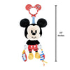 Disney Baby Mickey Mouse 15 Inch On-the-Go Soft Activity Teether Toy