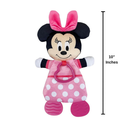 Disney Baby Minnie Mouse Teether 10 Inch Plush Sensory Toy