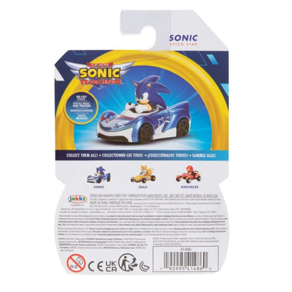 Sonic the Hedgehog 1:64 Die-Cast Vehicle 2.5" Inch, Sonic Speed Star (V2)