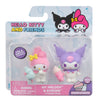 Hello Kitty® and Friends 2 Inch Figure Sweet & Salty 2 Figure Pack, My Melody & Kuromi