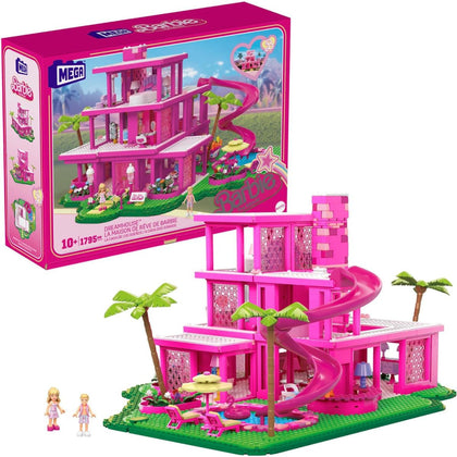 Mega Barbie The Movie DreamHouse Replica Building Toy Set, 1795 Pieces