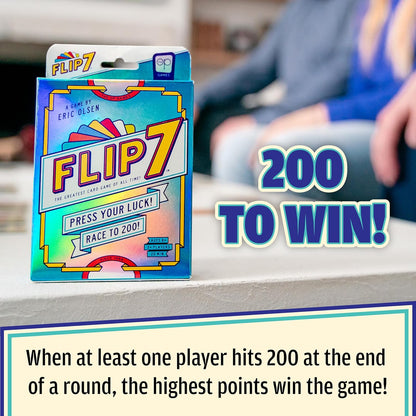 Flip 7™ Press Your Luck Card Game, by USAopoly Ages 8+