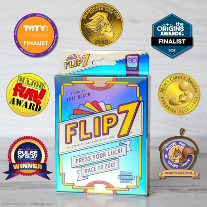 Flip 7™ Press Your Luck Card Game, by USAopoly Ages 8+