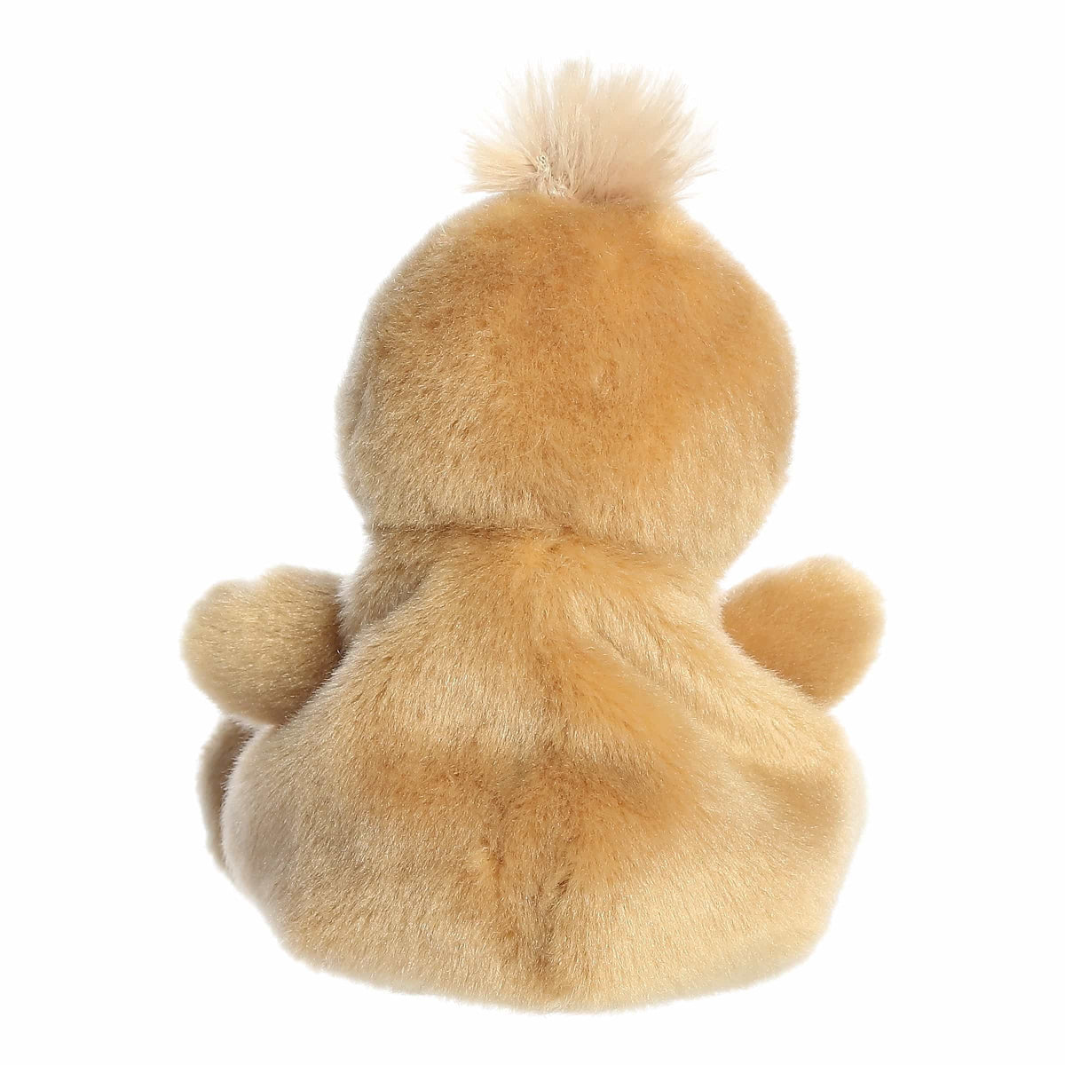 The rear thumbnail view of the brown holiday gingerbread stuffed toy displaying its smooth plush back and clean stitch lines.