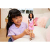 Barbie Fashionistas Doll #205 with Black Hair, Pink Plaid Dress
