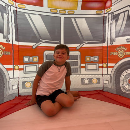 The Original AirFort® Firetruck - Inflatable Play Fort Tent for Creative Indoor Play Ages 3–14