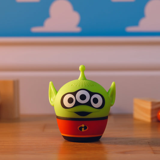 Bitty Boomers Wireless Bluetooth Speaker, Disney Alien Remix Mr. Incredible