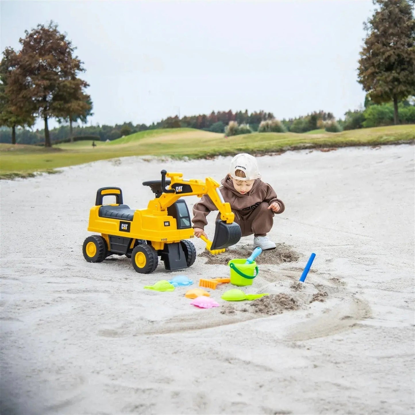 Freddo Toys CAT Caterpillar Foot to Floor Ride-On for Toddlers