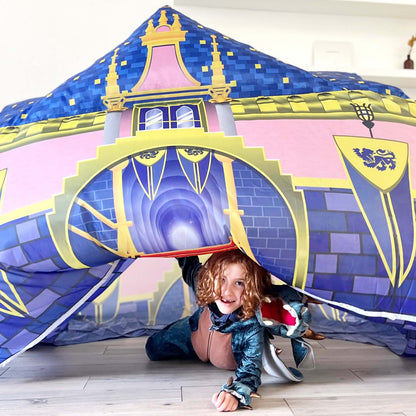 The Original AirFort® Royal Castle - Inflatable Play Fort Tent for Creative Indoor Play Ages 3–14