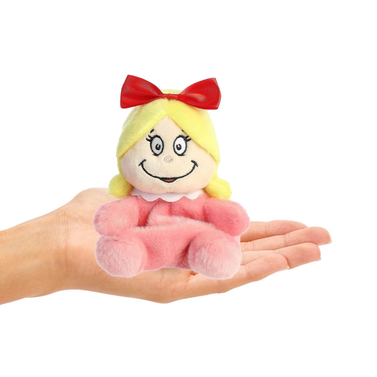 Aurora® Palm Pals™ Cindy-Lou Who, The Grinch™ 5 Inch Stuffed Animal Toy #2-009 Licensed