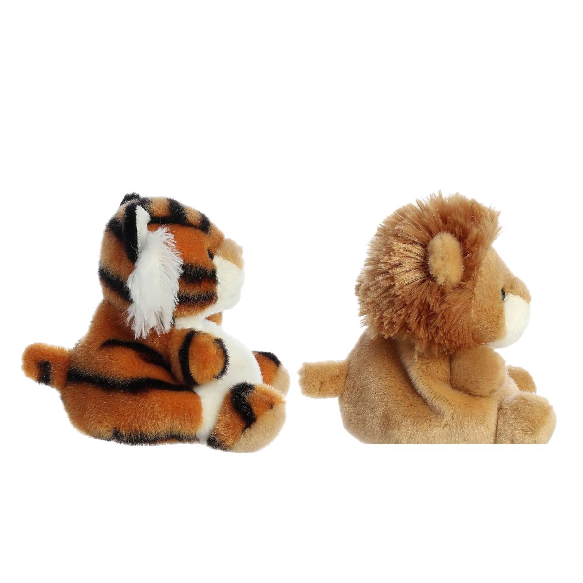 Aurora® Palm Pals™ Zoo Duo 5" Inch Plush Set, Indy Tiger & Leno Lion