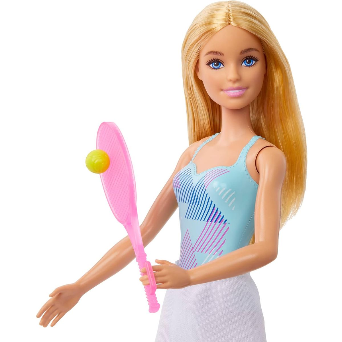 Barbie You Can Be Anything Tennis Player with Racket Fashion Doll, Blonde