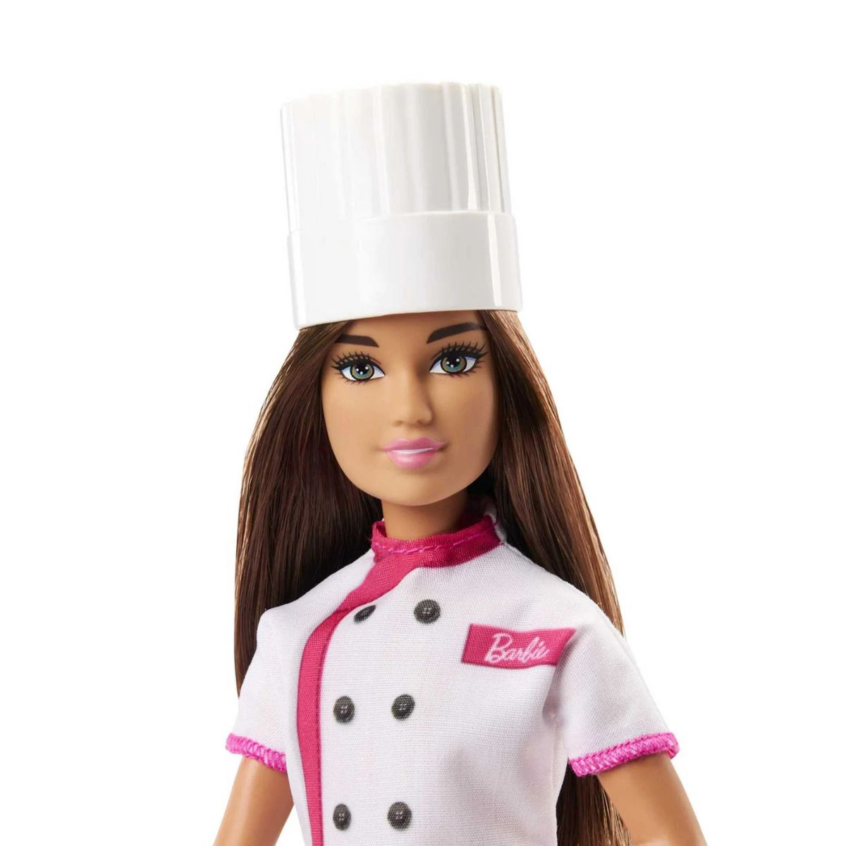Barbie You Can Be Anything Pastry Chef with Chef's Hat Fashion Doll, Brunette