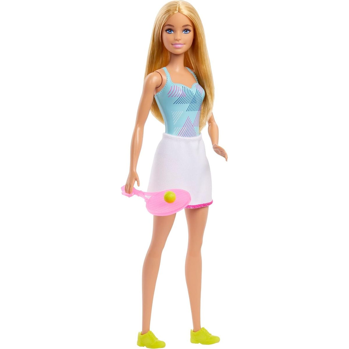 Barbie You Can Be Anything Tennis Player with Racket Fashion Doll, Blonde