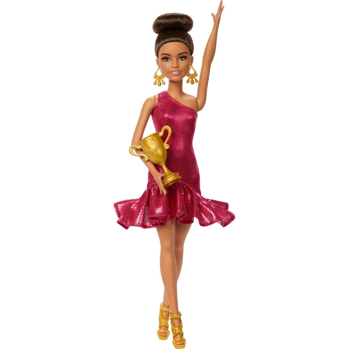 Barbie You Can Be Anything Ballroom Dancer Fashion Doll, Brunette