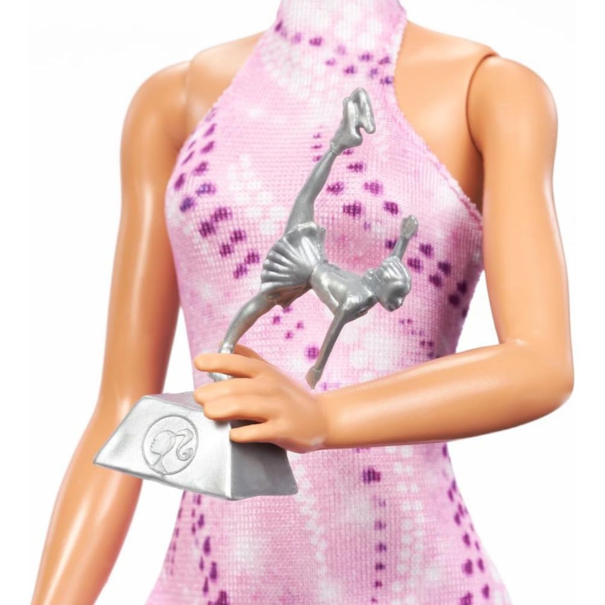 Barbie You Can Be Anything Ice Skater with Trophy  Fashion Doll, Brunette