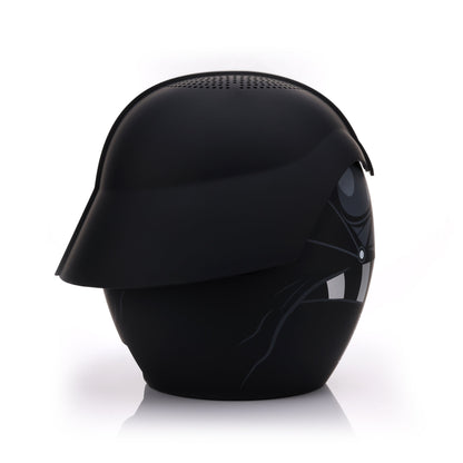 Side profile view of the large Darth Vader Bluetooth speaker highlighting the slope of the helmet.