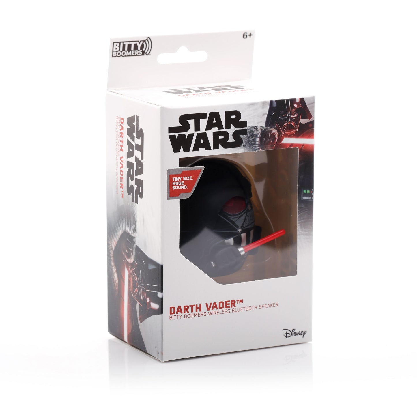 Bitty Boomers Wireless Bluetooth Speaker, Disney Star Wars Darth Vader with Light Saber