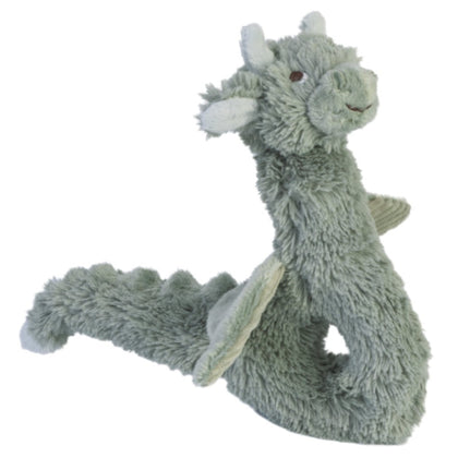 Dragon Drake Rattle by Happy Horse 6.5 Inch Stuffed Animal Toy
