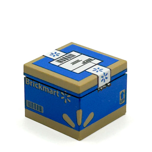 Custom Print BrickMart Package 2x2 Brick Shipping Box