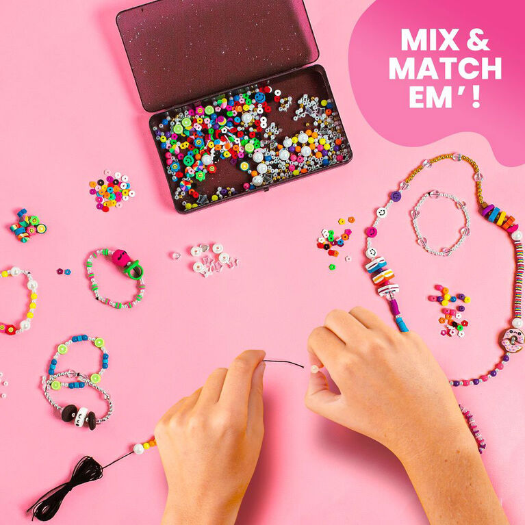 Fashion Angels Bead Stackers Jewelry Making & Bead Activity Kit, Sweet Treat