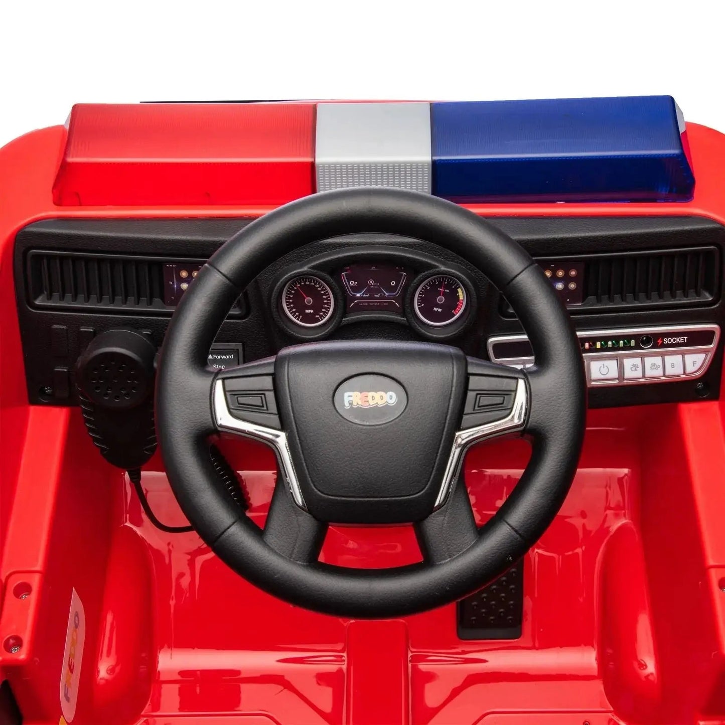 Freddo Toys 12V Freddo Fire Truck 1 Seater Ride on