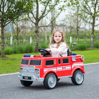 Freddo Toys 12V Freddo Fire Truck 1 Seater Ride on