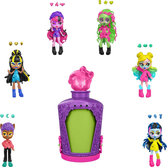 Monster High 6.2" Inch Potions Water Reveal Mini Surprise Dolls, Characters May Vary