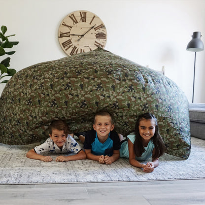 The Original AirFort® Jungle Camo Camoflauge - Inflatable Play Fort Tent for Creative Indoor Play Ages 3–14