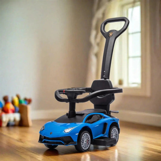Freddo Toys Lamborghini 3-in-1 Kids Push Ride On Toy Car