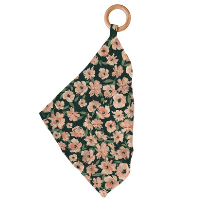 Newcastle Classics Canyon Sunset Flowers 100% Bamboo Cotton Blanket Teether