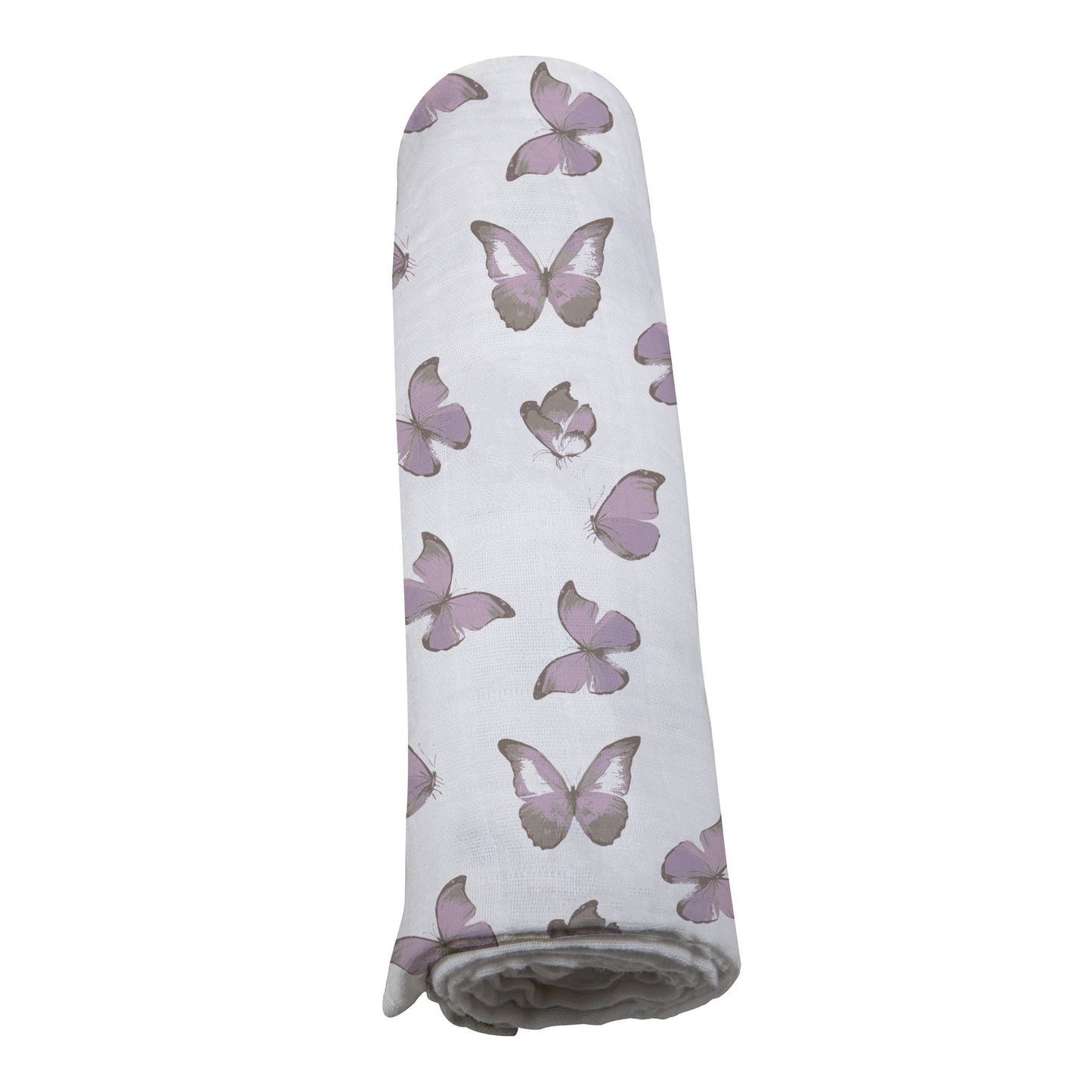 Winsome Butterflies 100% Natural Bamboo Muslin Swaddle Blanket