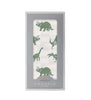 Newcastle Classic Granite Green Dinosaurs 100% Natural Cotton Muslin Swaddle