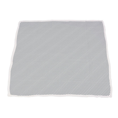 Dahlia Floral and Finley Stripe Bamboo Muslin Newcastle Blanket