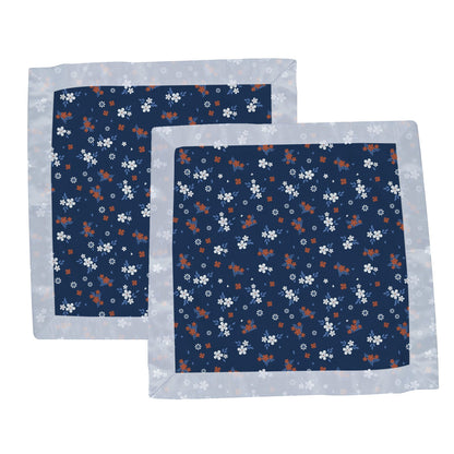 Newcastle Classics Serenity Floral 100% Natural Bamboo Muslin Security Baby Blankie