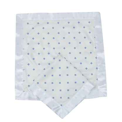Newcastle Classics Periwinkle Diamond Polka Dot Bamboo Newcastle Blankie Blanket