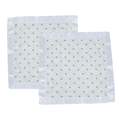 Newcastle Classics Periwinkle Diamond Polka Dot Bamboo Newcastle Blankie Blanket