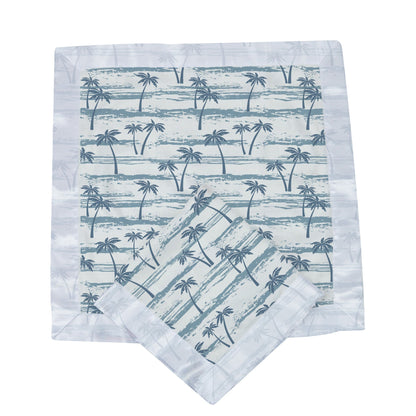 Newcastle Classics Ocean Palm Trees Bamboo Blankie Blanket
