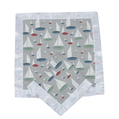 Newcastle Classics Marina Sailboats Bamboo Cotton Blankie Blanket
