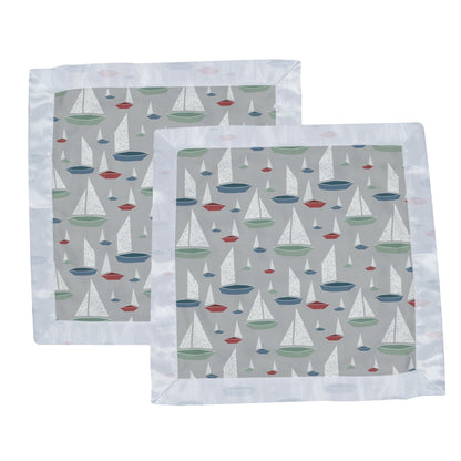 Newcastle Classics Marina Sailboats Bamboo Cotton Blankie Blanket