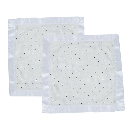 Newcastle Classics Black & White Polka Dot Bamboo Muslin Baby Blanket – 40” x 40”