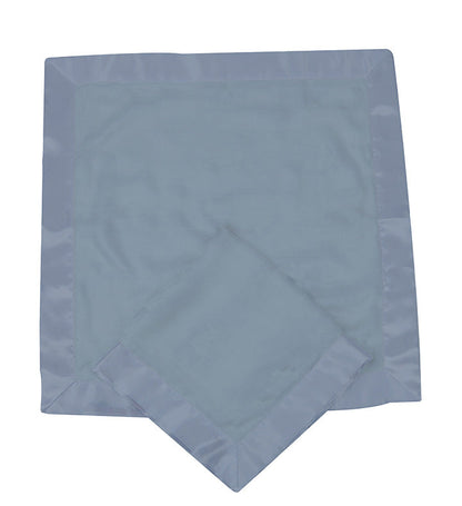 Newcastle Classics Blue Fog Cotton Baby Blankie – Soft Security Blanket
