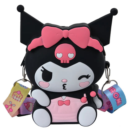 Hello Kitty and Friends Kawaii 3D Silicone Crossbody 5.5