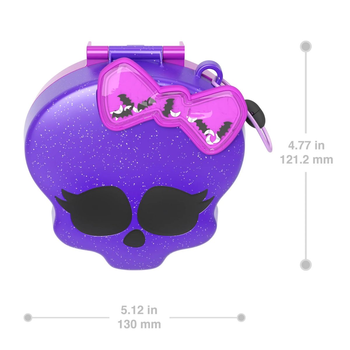 Polly Pocket Monster High, High School Playset with 3 Micro Dolls & Accessories