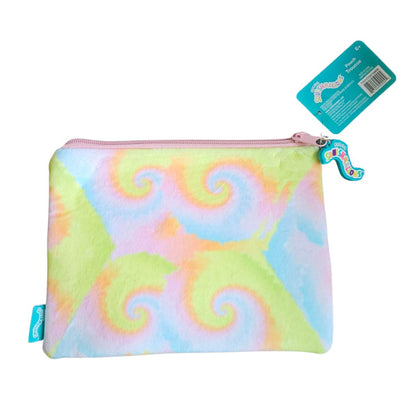 Squishmallows Cameron the Cat 9" Inch Tie-Dye Zippered Plush Pencil Storage Pouch