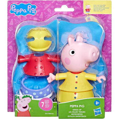 Peppa Pig Dress-Up 6” Figure with 6 Fashion Accessories, Peppa Pig