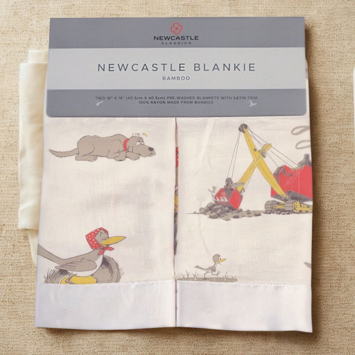 Are You My Mother? 100% Natural Bamboo Muslin Security Baby Blankie Blanket